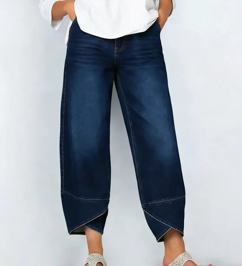 Bente | Katoenen Denim Broek
