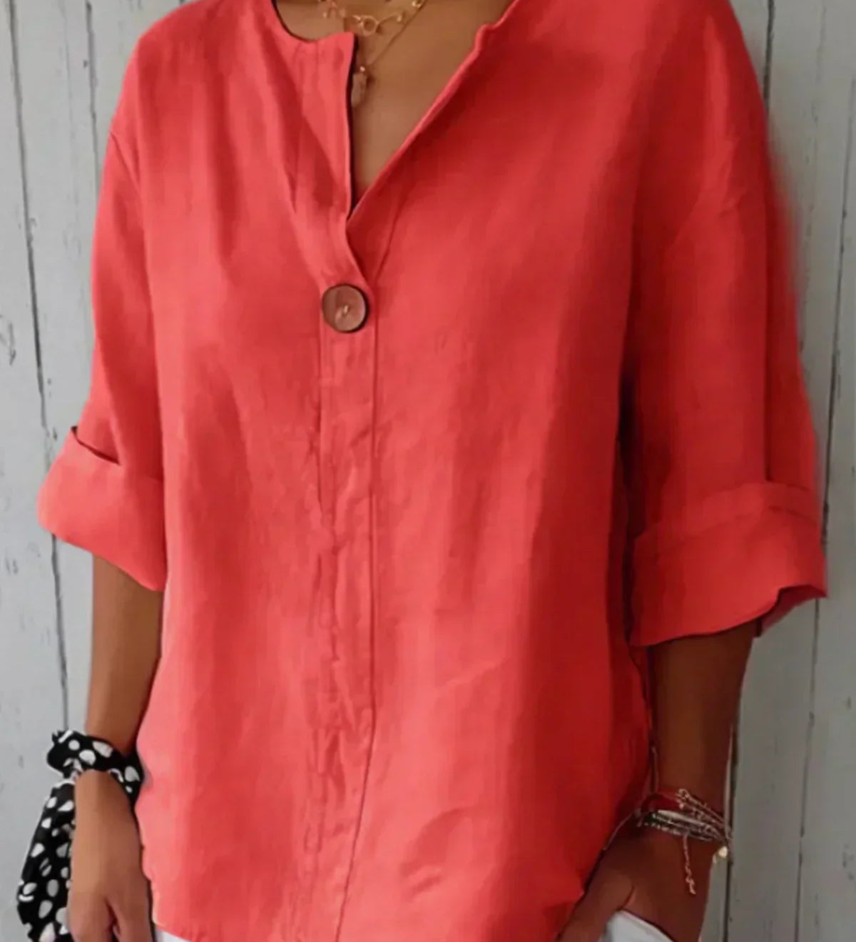 Luna | Casual V-Hals Blouse