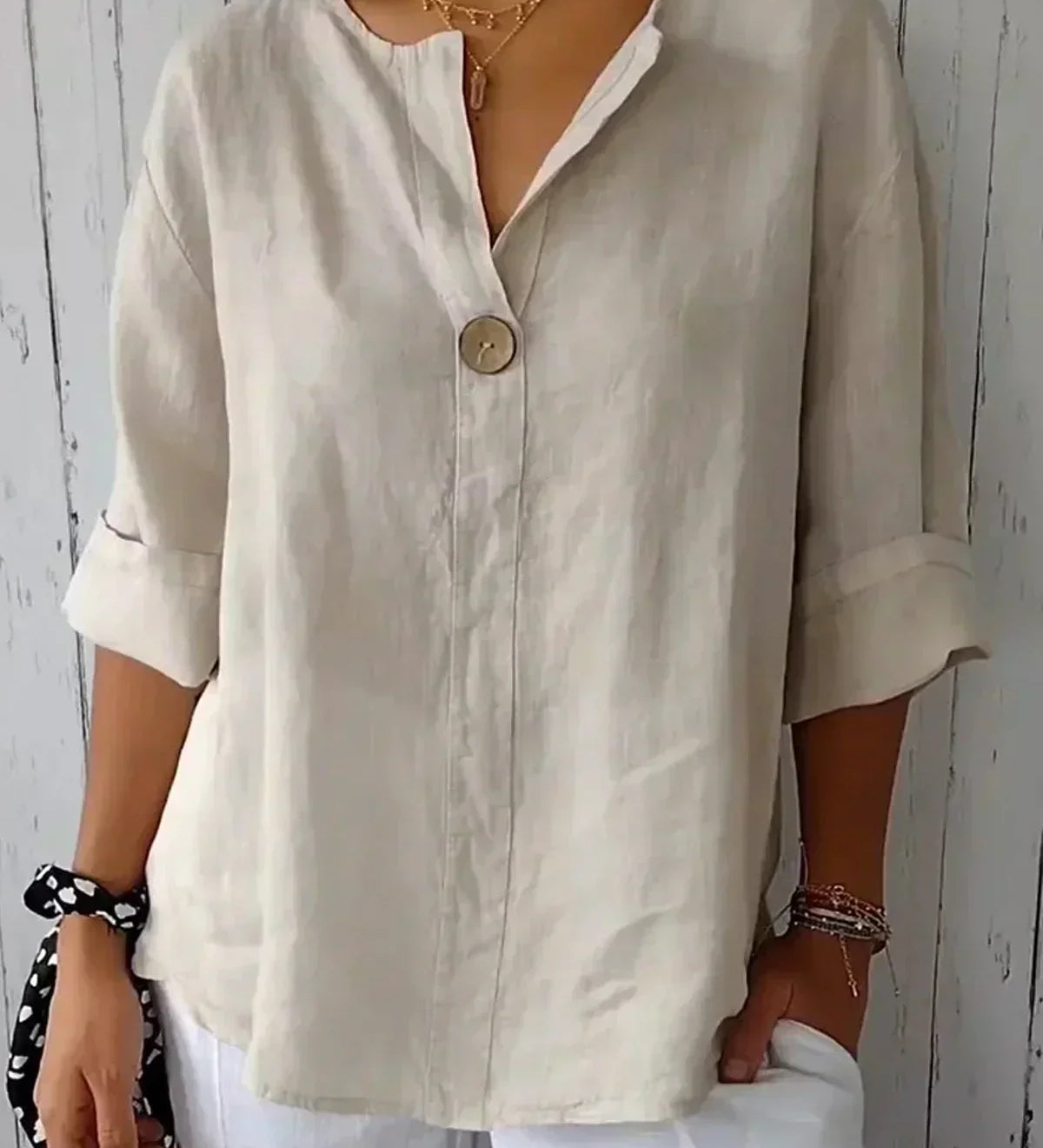 Luna | Casual V-Hals Blouse