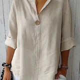 Luna | Casual V-Hals Blouse