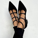 Elise | Puntige Pumps met Bandjes