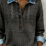 Livia – Top met kraag en knoopsluiting