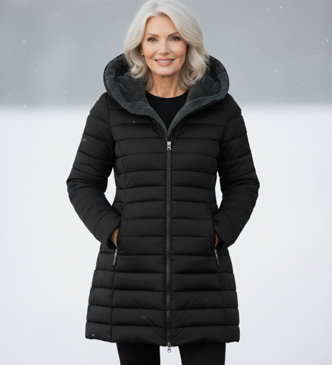 Clair | Gevoerde Pufferjas met Fleece