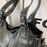 Uma | Leren tas met ritsen
