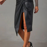 Lena |  Open Leren Rok