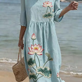 Rachel | Jurk met Bloemenprint