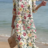 Rebecca | Jurk met Bloemenprint