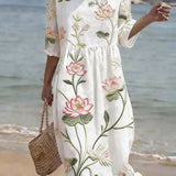 Kayla | Jurk met Bloemenprint