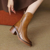 VALORINE | Zwarte Laarzen met Hak voor Comfort en Stijl