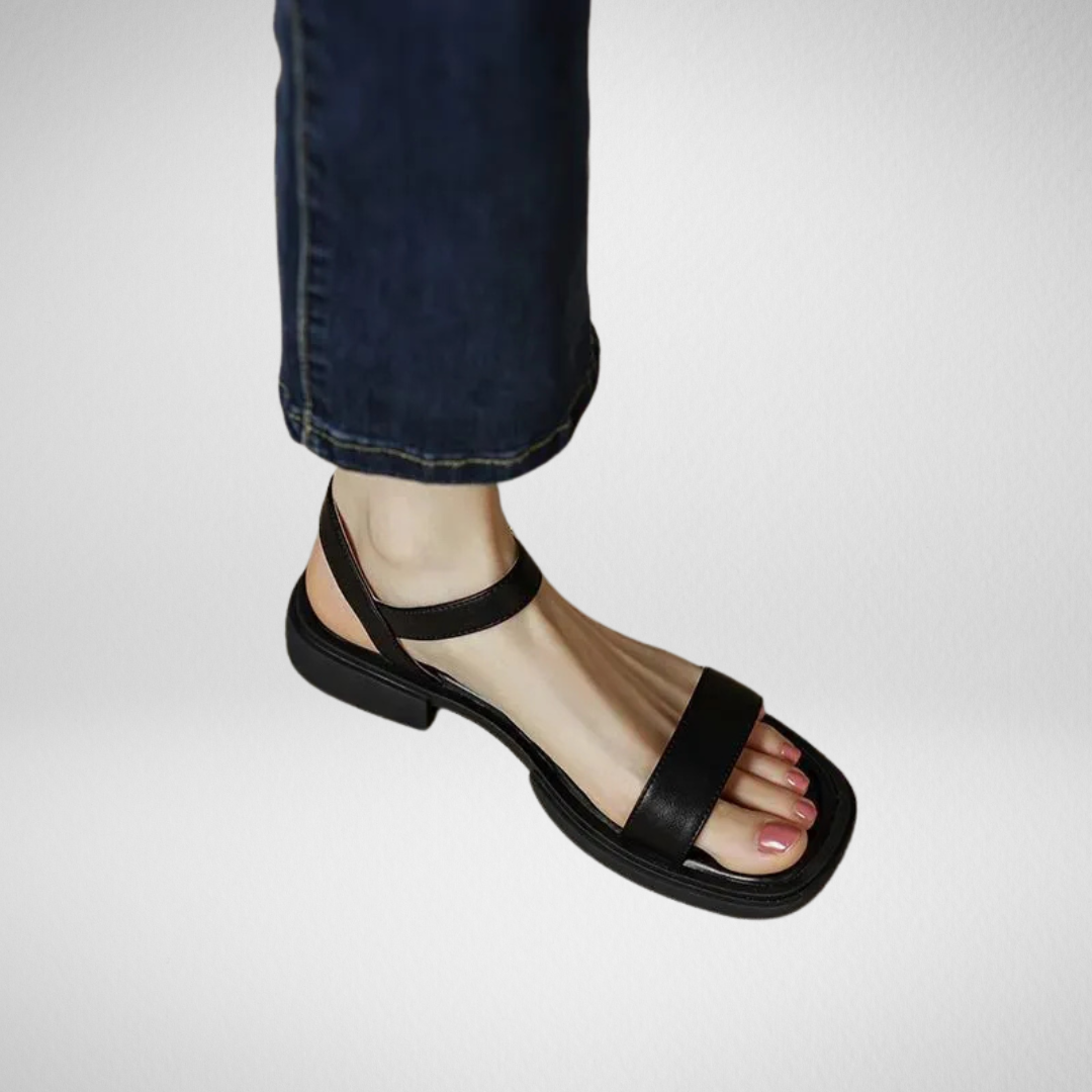 Evelyn | Leren Sandalen