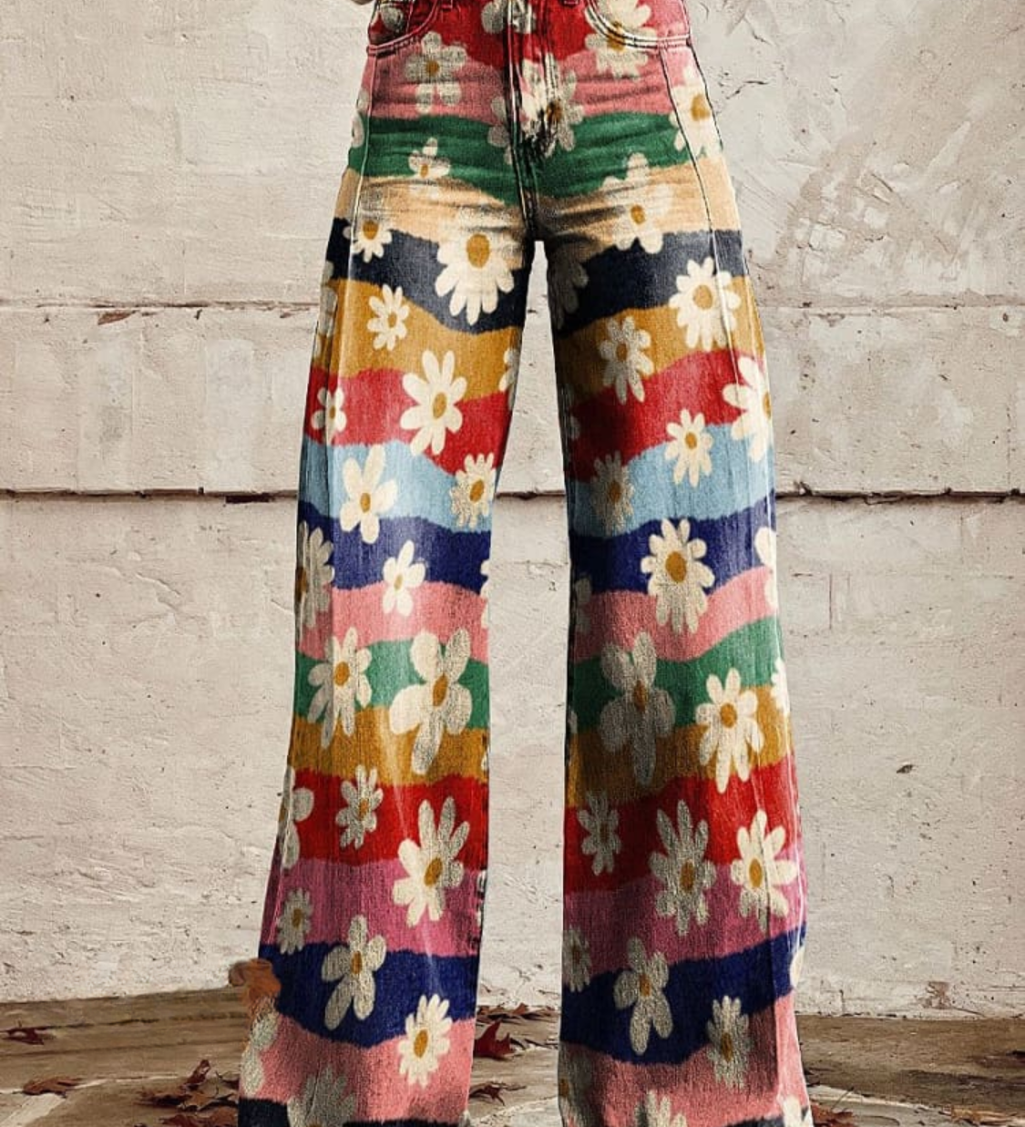 Léon - Elegante Bloemen Broek