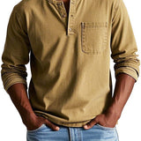 Finn - Vintage Casual Shirt (Khaki)