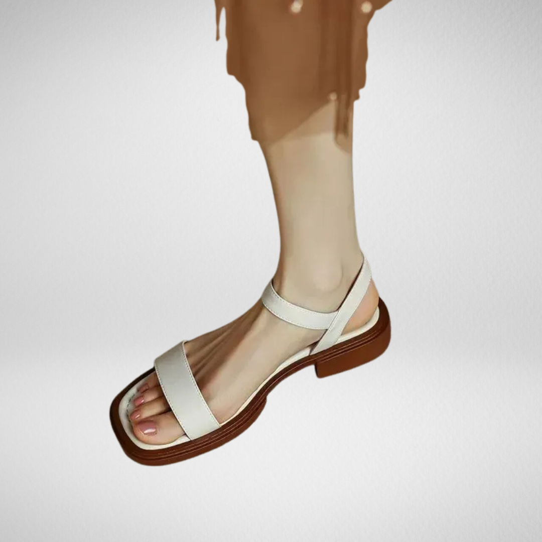 Evelyn | Leren Sandalen