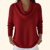 Elliza | Sweater met Watervalhals