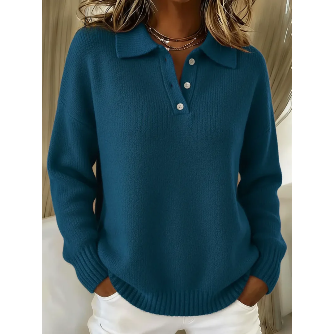 Cirelle | Cozy Knit Trui met Kraag