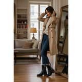 VALORINE | Zwarte Laarzen met Hak voor Comfort en Stijl