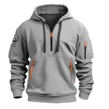 James - Warme & Comfortabele Hoodie (Lichtgrijs)