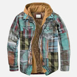 Savrani | Patchwork geruite jas