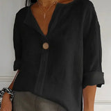 Luna | Casual V-Hals Blouse