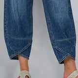 Bente | Katoenen Denim Broek