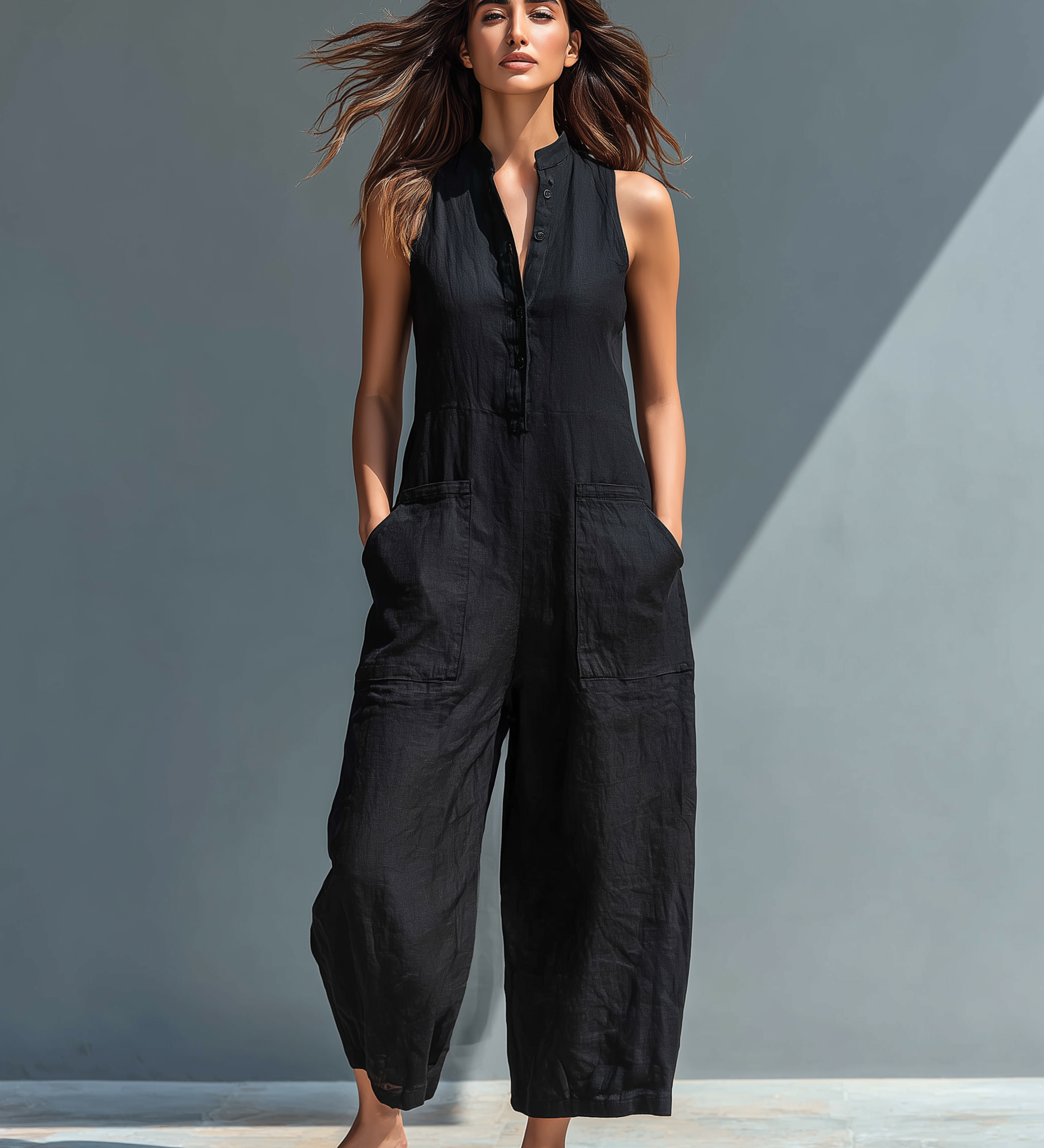 Lucinda | Elegante Mouwloze Jumpsuit