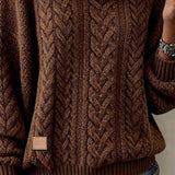 Soraya | Kabelgebreide Sweater met Col
