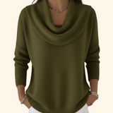 Elliza | Sweater met Watervalhals