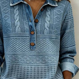 Livia – Top met kraag en knoopsluiting