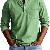 Finn - Vintage Casual Shirt (Lichtgroen)