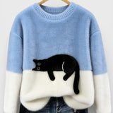 Luna™ | Hoodie met kattenprint