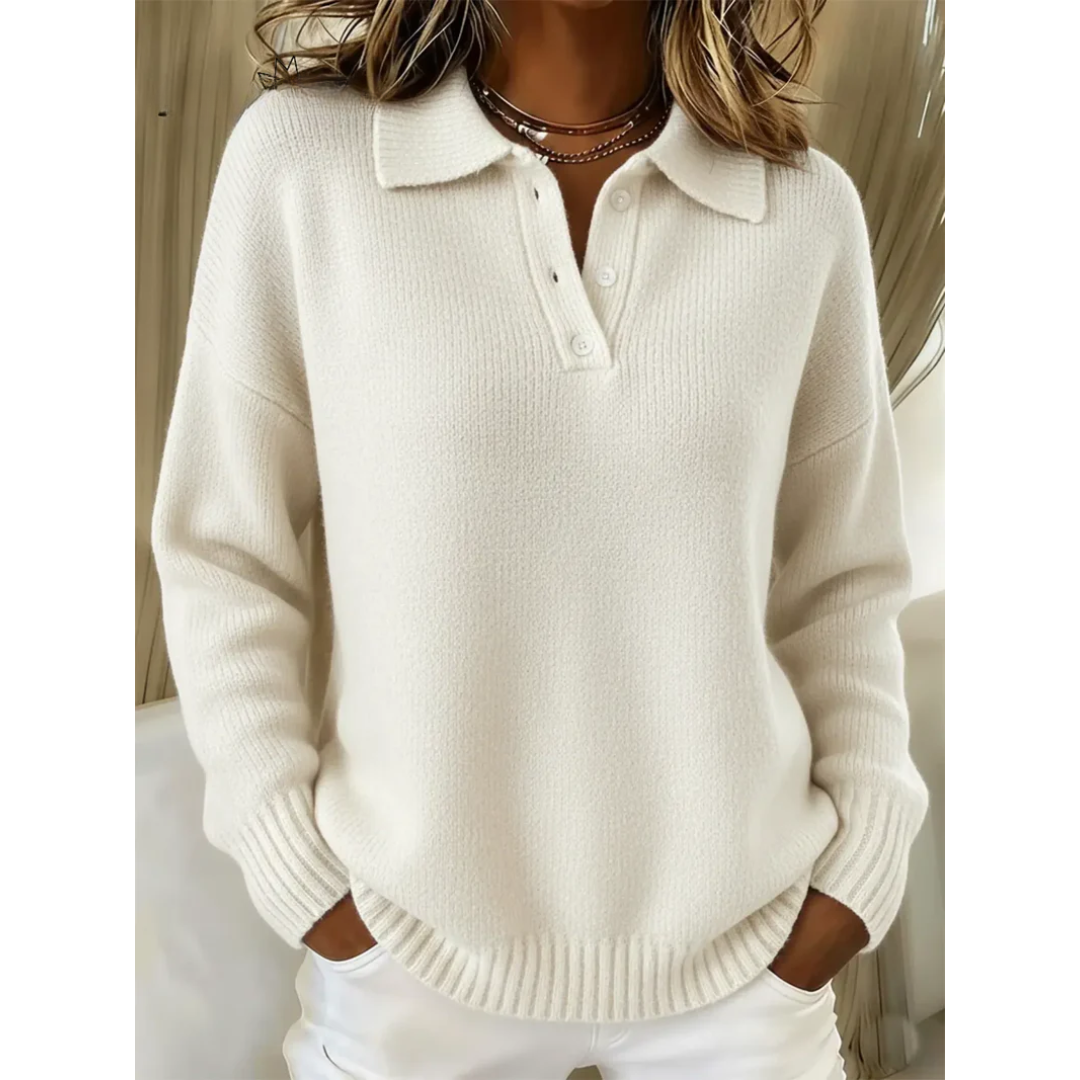 Cirelle | Cozy Knit Trui met Kraag
