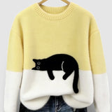 Luna™ | Hoodie met kattenprint