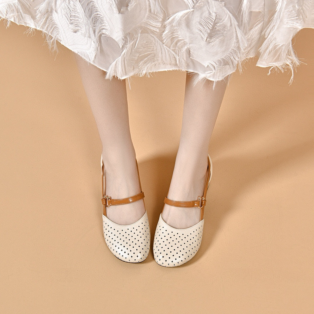 Lovana | Sandalen met Lage Hak