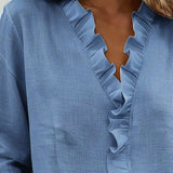 Lotte - Blouse met V-hals