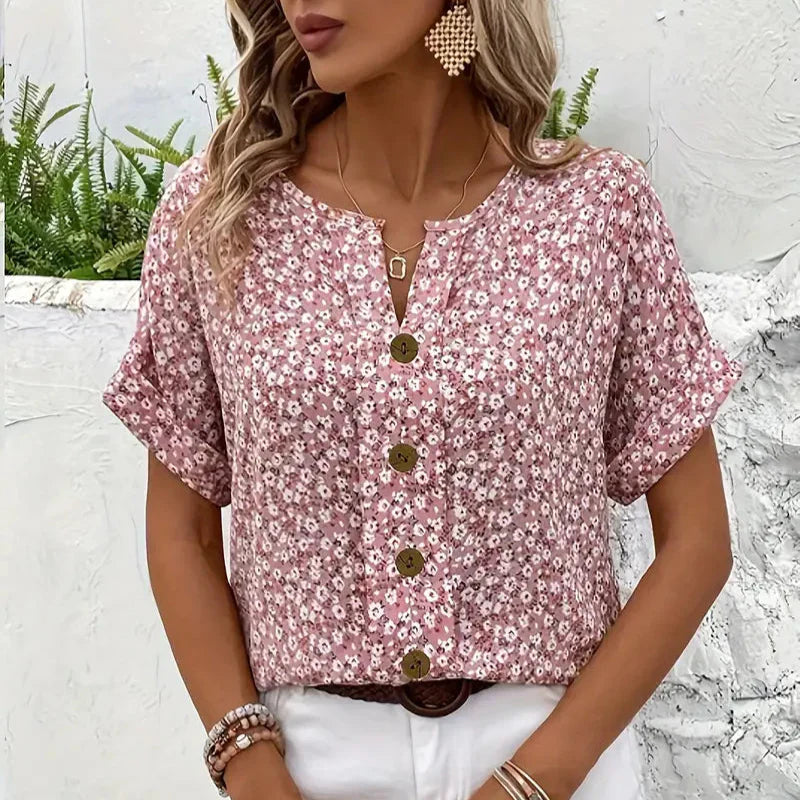 Vanessa | Elegante Blouse met Bloemenpatroon
