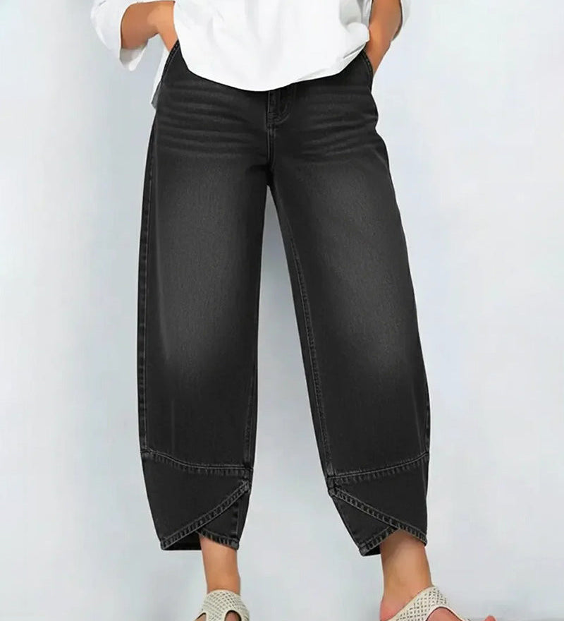 Bente | Katoenen Denim Broek