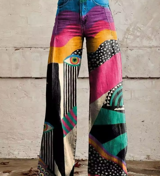 Talia - Flared Broek Boho Chic