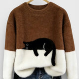 Luna™ | Hoodie met kattenprint