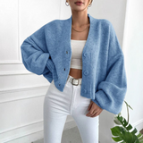 Lumi | Cropped Vest met Balloon Mouwen