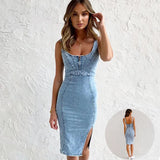 Eloise | Denim Jurk