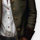 Geraldine | Tweed Jasje met Velvet Details