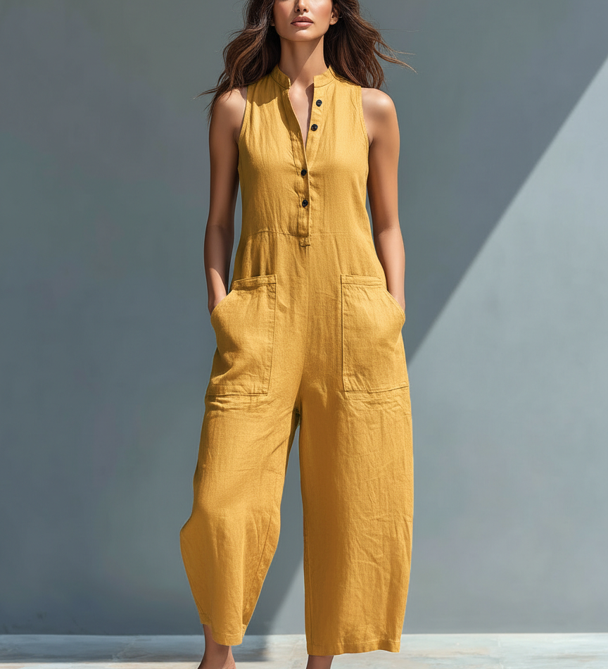 Lucinda | Elegante Mouwloze Jumpsuit