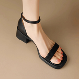 Vallie | Leren Sandalen