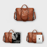 Olivia | Grote Leren Tote Bag