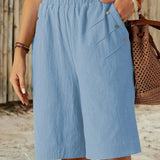 Céline - Shorts en Coton Lin