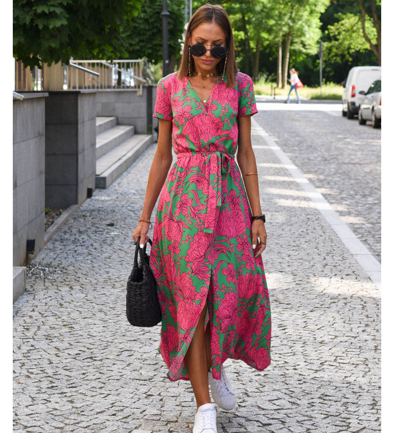 Felicia™ | Stijlvolle V-Hals Jurk