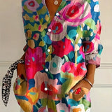 Rina - Blouse met kleurrijke print