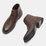 Hal | Runde Zehen Derby-Stiefel