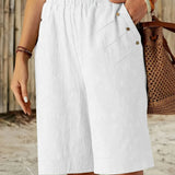 Céline - Shorts en Coton Lin