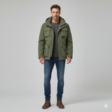 Tarly | Winterjas in militaire stijl voor heren - Weerbestendig